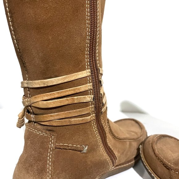 Timberland Ankle Strap Moc Zip Up Tall Boot - Picture 12 of 16